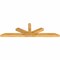 Ekena Millwork Saratoga Rough Sawn Timber Gable Bracket, Western Red Cedar, 84"W x 24"H x 4"D x 4"F, 7/12 Pitch GBW084X24X0404SAR00RWR - alternate 4
